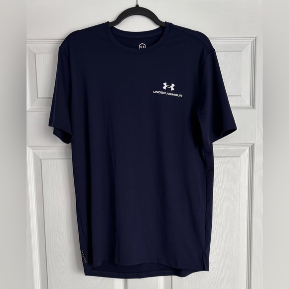 Under Armour Other - Under Armour Men's Navy UA Rush Performance Athletic Shirt Powered by Celliant M